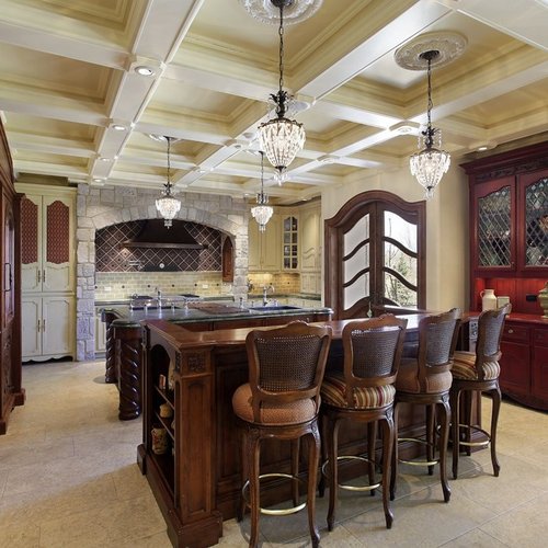 Dining room with retro design