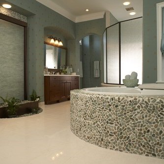 Stone bathroom